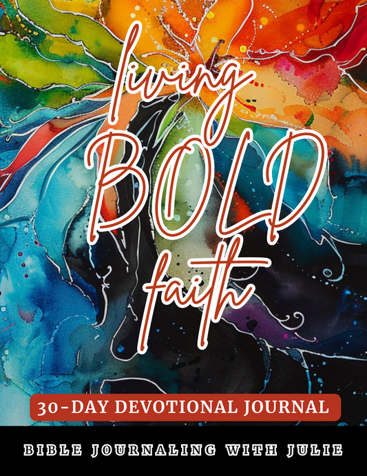 30 Day Devotional Journal - Living Bold Faith