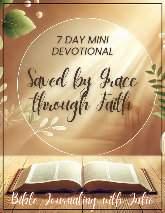 7 Day Devotional Journal - Saved by Grace