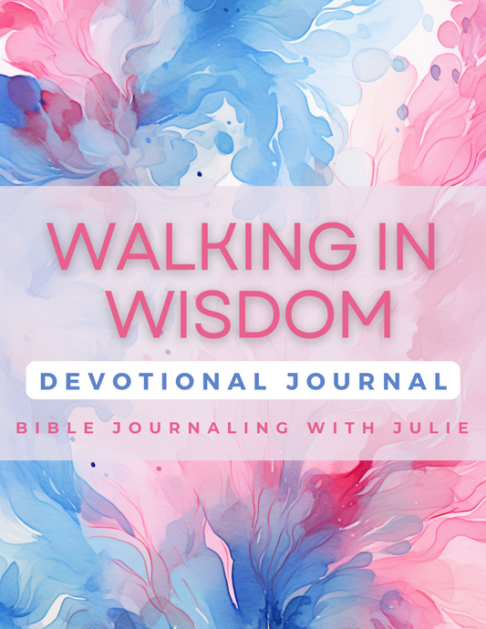 30 Day Devotional Journal - Walking in Wisdom